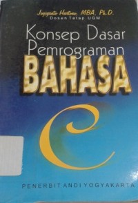 Konsep Dasar Pemrograman Bahasa