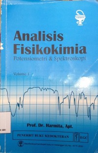 Analisis Fisikokimia : Potensiometri & Spektroskopi