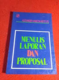 Menulis Laporan dan Proposal